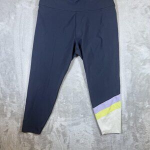 Leggings Women Blue Cropped Athletic Workout